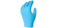Disposable gloves in Nitech, by Ronco (375), powder-free, blue,100 gloves / bx